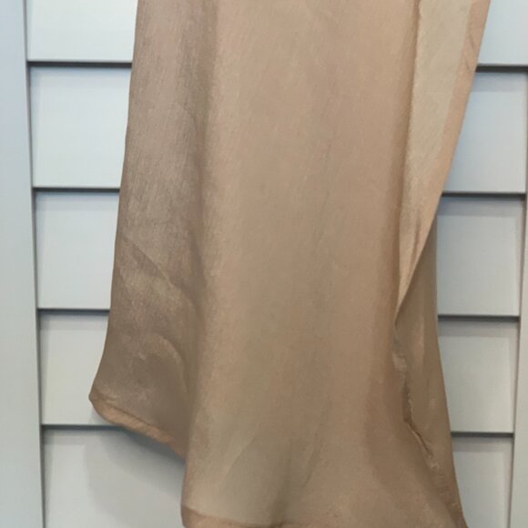 NWT - Beige Lehenga Set With Floral Sequin Cutdana Hand Embroidered Blouse - L - Picture 6 of 16